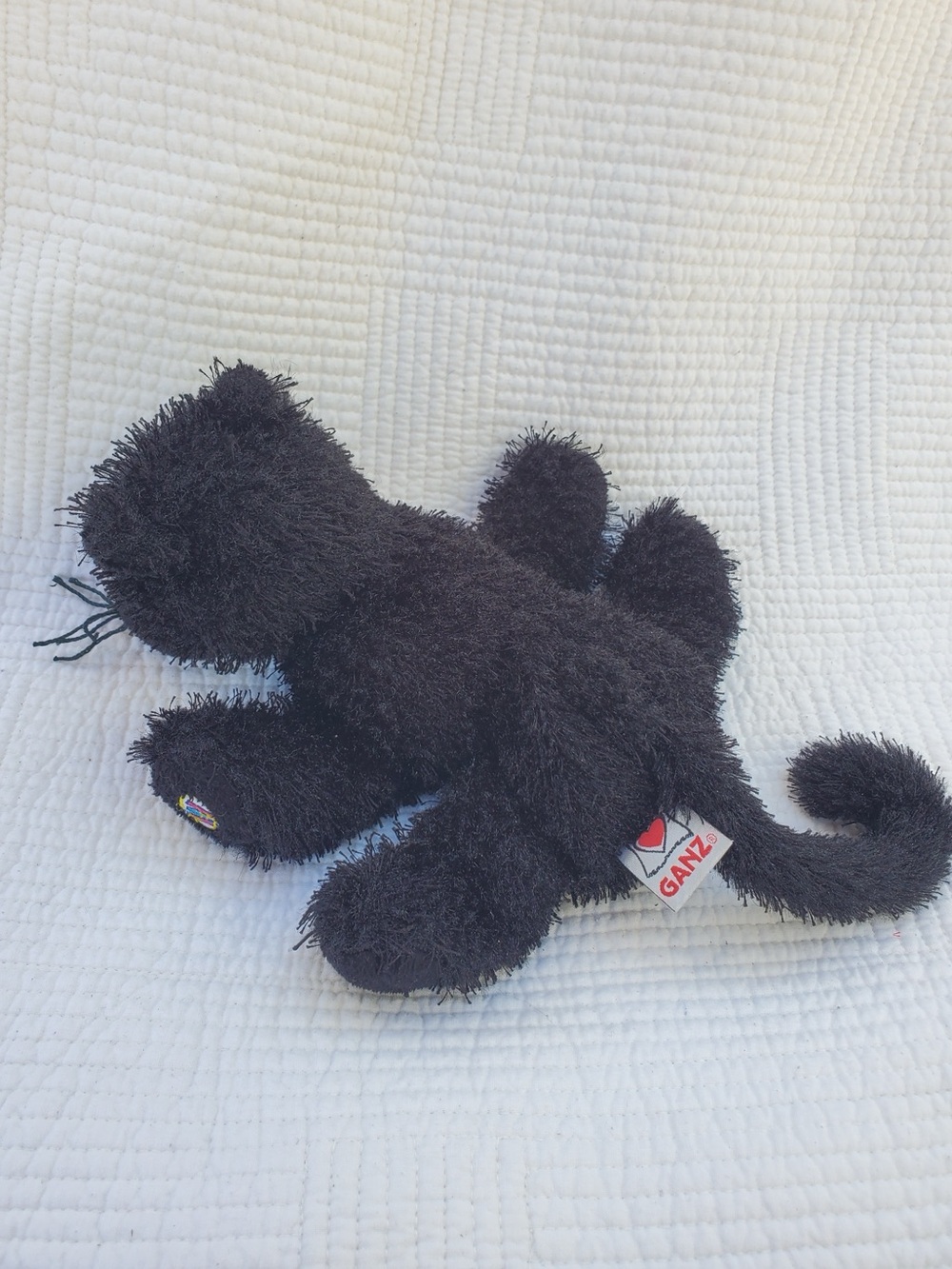 GANZ Webkinz Black Plush Mini Cat